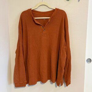 KingSize Orange Long-Sleeve Pullover